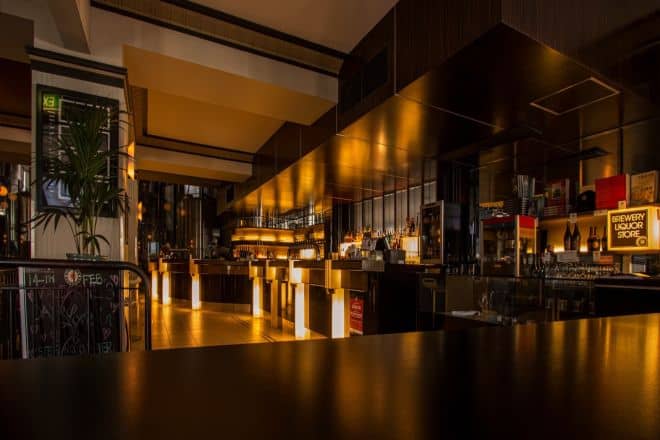 Restaurant at Night - Piazza Roma Ristorante - Lake Como, Italy